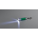 RE-LERGAN. Portachiavi in ​​alluminio (riciclato al 92%) con torcia LED a 3 luci