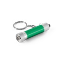 RE-LERGAN. Portachiavi in ​​alluminio (riciclato al 92%) con torcia LED a 3 luci