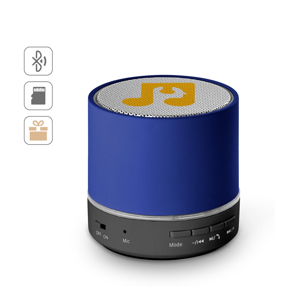 RE-PEREY. Altoparlante portatile da 3W con autonomia di 4h30m in ABS riciclato (100% rABS)