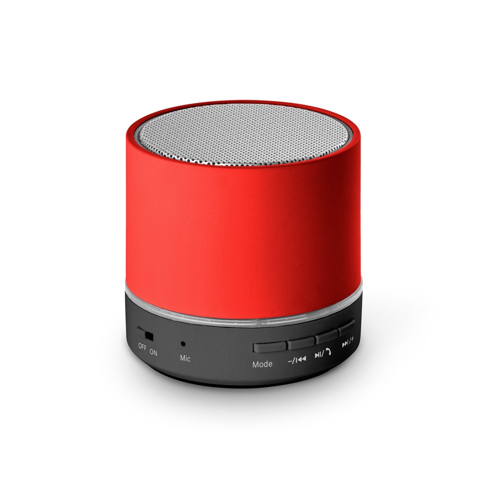 RE-PEREY. Altoparlante portatile da 3W con autonomia di 4h30m in ABS riciclato (100% rABS)