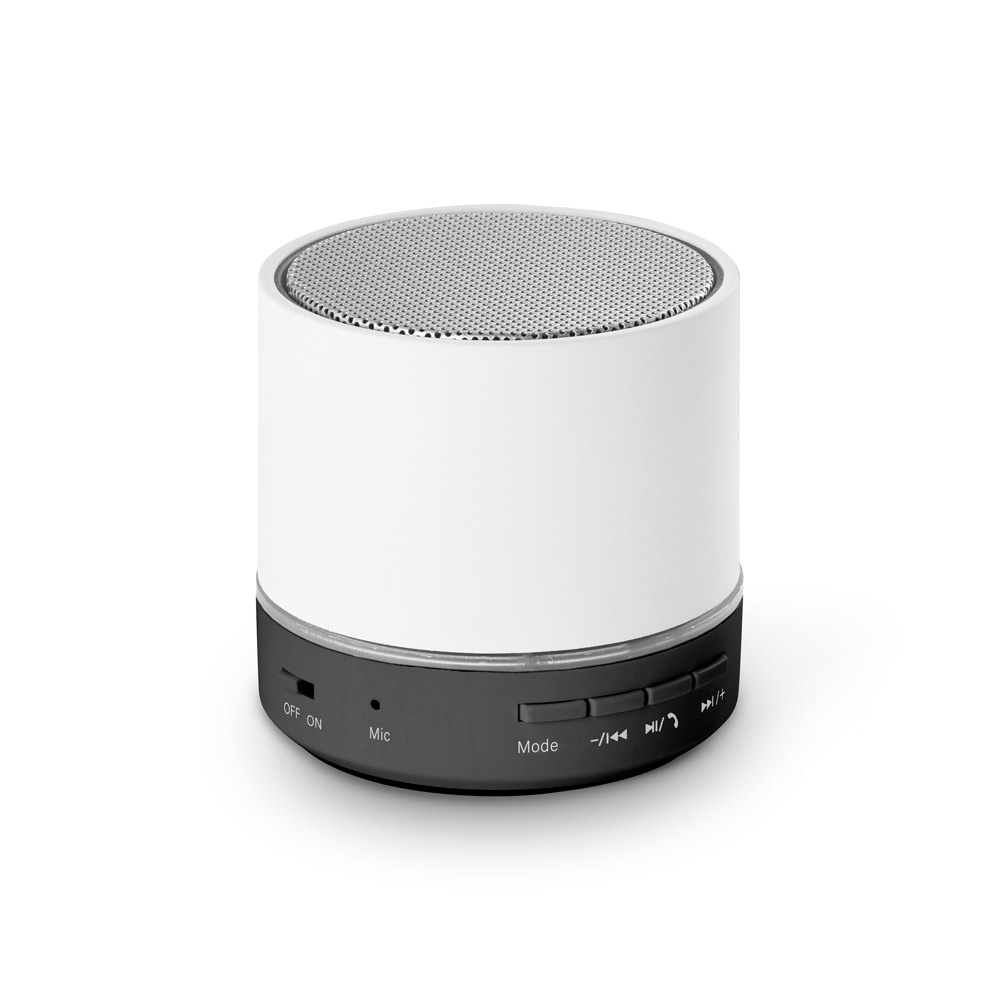 RE-PEREY. Altoparlante portatile da 3W con autonomia di 4h30m in ABS riciclato (100% rABS)