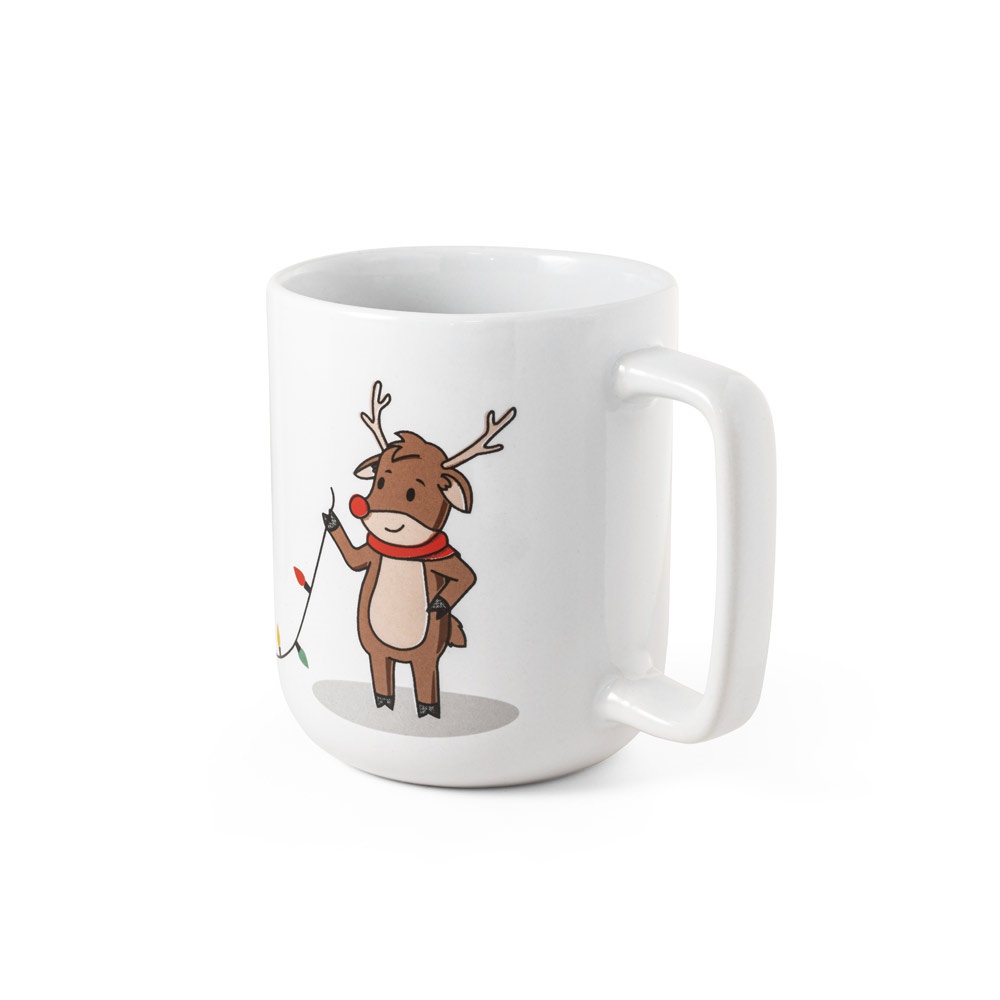 REINDEER. Tazza con stampa natalizia 330 mL