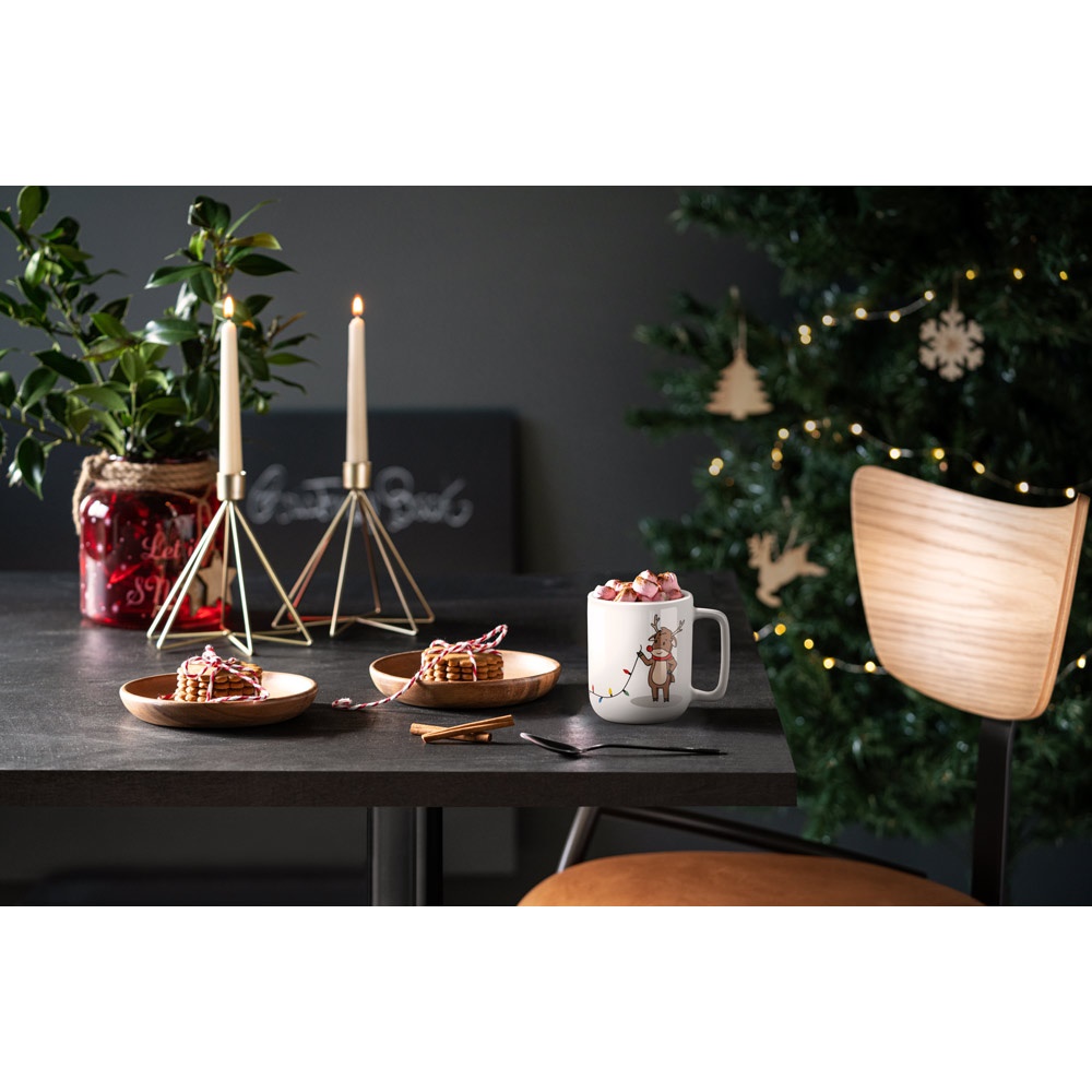 REINDEER. Tazza con stampa natalizia 330 mL
