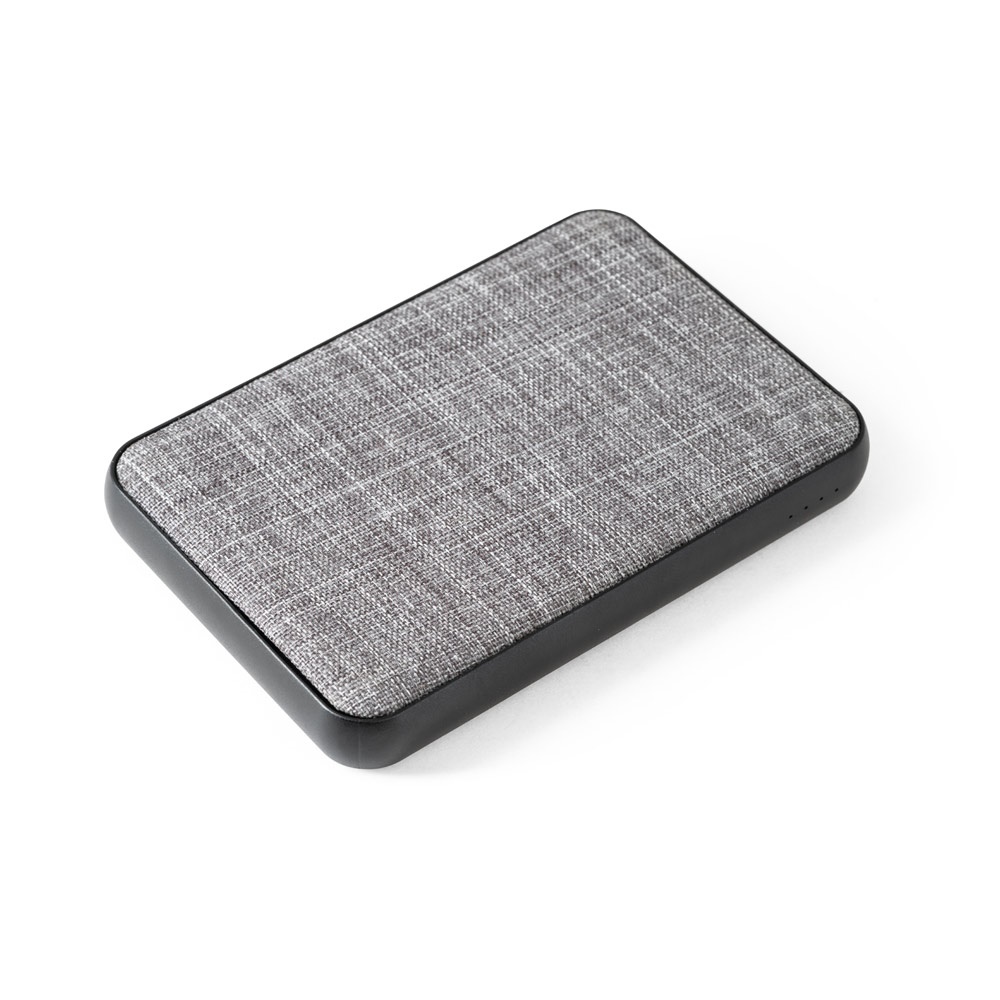 RENEWAL BATTERY. Banca di alimentazione 5'000 mAh in PET riciclato (100% rPET)