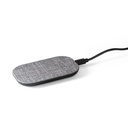 RENEWAL CHARGER. Caricatore wireless veloce da 10W in PET riciclato (100% rPET)