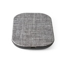 RENEWAL CHARGER. Caricatore wireless veloce da 10W in PET riciclato (100% rPET)