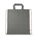 RISSANI. Zaino a sacca con cotone riciclato (70%) e poliestere (30% rPET) (140 g/m²)