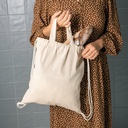 RISSANI. Zaino a sacca con cotone riciclato (70%) e poliestere (30% rPET) (140 g/m²)