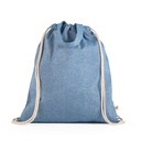 RISSANI. Zaino a sacca con cotone riciclato (70%) e poliestere (30% rPET) (140 g/m²)
