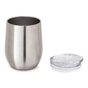 RONDE. Bicchiere da viaggio da in acciaio inox 400 mL