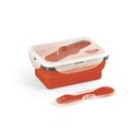 SAFFRON. Porta pranzo. Contenitore ermetico in silicone e PP 640 mL
