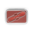 SAFFRON. Porta pranzo. Contenitore ermetico in silicone e PP 640 mL