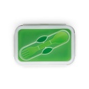 SAFFRON. Porta pranzo. Contenitore ermetico in silicone e PP 640 mL