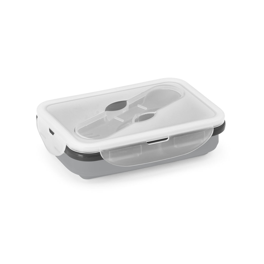 SAFFRON. Porta pranzo. Contenitore ermetico in silicone e PP 640 mL