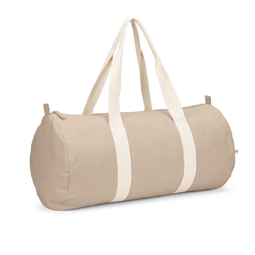 SAINT SPORT. Borsa sportiva in cotone riciclato e poliestere riciclato (380 g/m²)