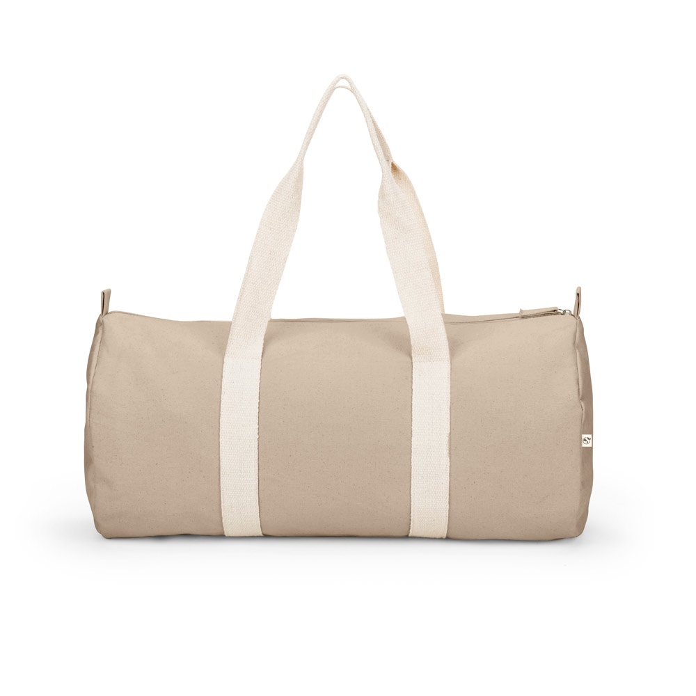 SAINT SPORT. Borsa sportiva in cotone riciclato e poliestere riciclato (380 g/m²)