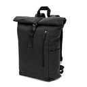 SAINT. Zaino “roll top” in cotone riciclato e poliestere riciclato (380 g/m²)