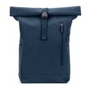 SAINT. Zaino “roll top” in cotone riciclato e poliestere riciclato (380 g/m²)