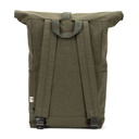 SAINT. Zaino “roll top” in cotone riciclato e poliestere riciclato (380 g/m²)