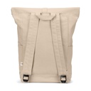 SAINT. Zaino “roll top” in cotone riciclato e poliestere riciclato (380 g/m²)