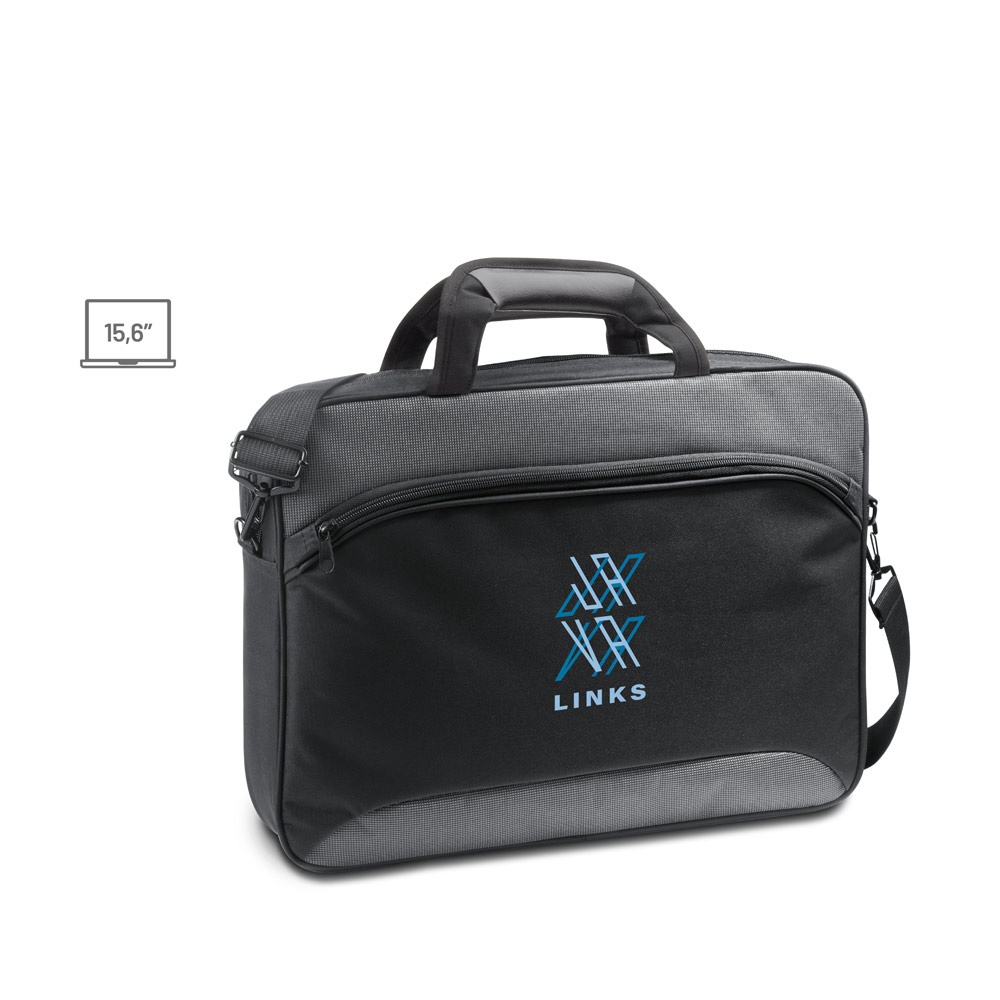 SANTANA. Cartella porta PC 15'6'' in 600D 2Tone e 300D poliestere