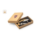 SAVORY. Set da vino in bambù e acciaio inossidabile