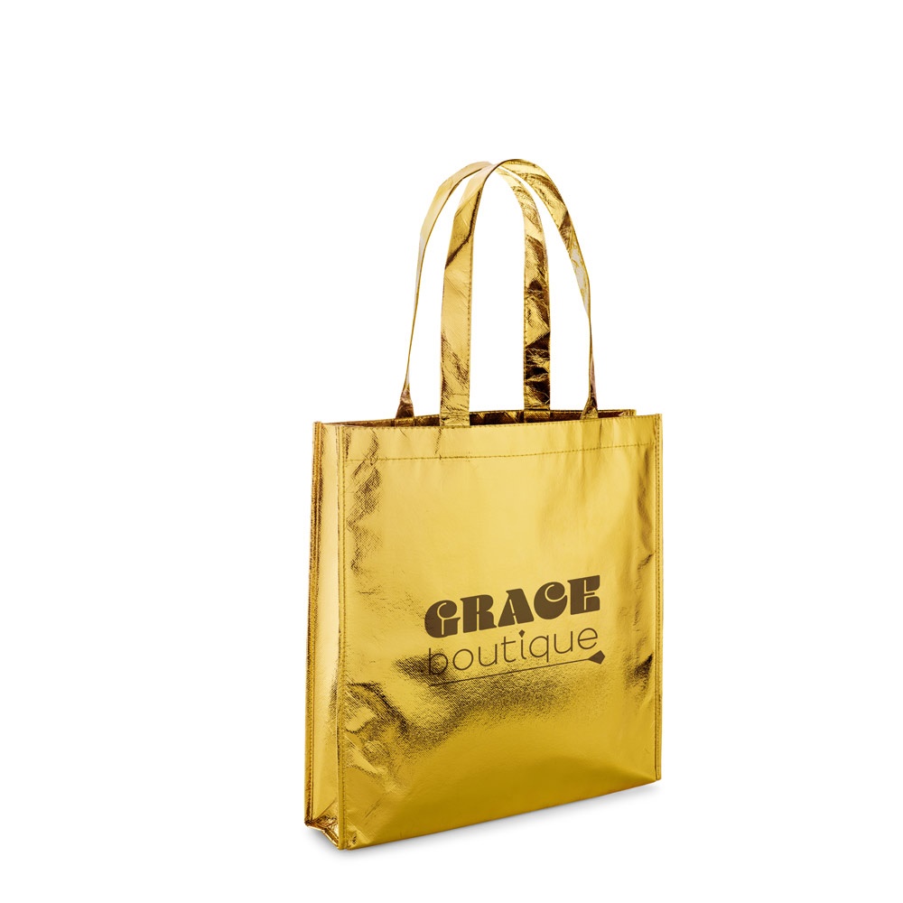 SAWGRASS. Borsa in TNT laminata lucida (90 g/m²)