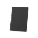 SCHILLER. Blocco note A5 con copertina flessibile,realizzato con carta riciclata al 100%