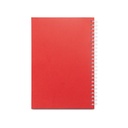 SCHILLER. Blocco note A5 con copertina flessibile,realizzato con carta riciclata al 100%