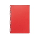 SCHILLER. Blocco note A5 con copertina flessibile,realizzato con carta riciclata al 100%
