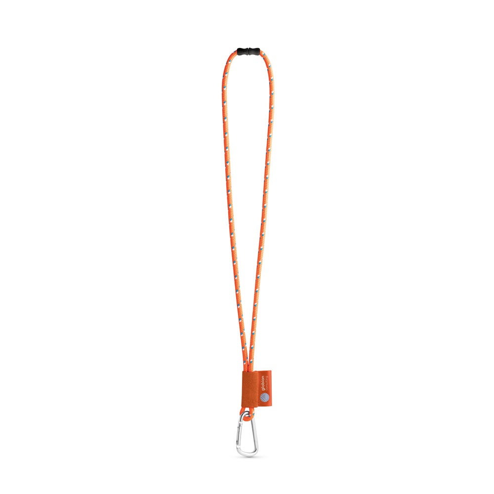 SET Lanyard NAUTIC Long (Ø 7 mm) con Moschettone a D da 55 mm e Chiusura di Sicurezza da Ø 7 mm