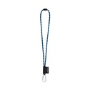 SET Lanyard NAUTIC Long (Ø 7 mm) con Moschettone a D da 55 mm e Chiusura di Sicurezza da Ø 7 mm