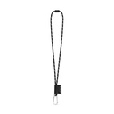 SET Lanyard NAUTIC Long (Ø 7 mm) con Moschettone a D da 55 mm e Chiusura di Sicurezza da Ø 7 mm