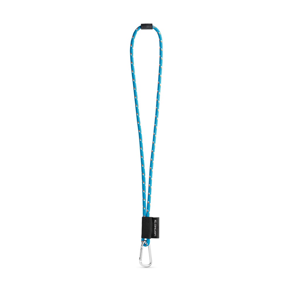 SET Lanyard NAUTIC Long (Ø 7 mm) con Moschettone a D da 55 mm e Chiusura di Sicurezza da Ø 7 mm