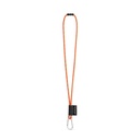 SET Lanyard NAUTIC Long (Ø 7 mm) con Moschettone a D da 55 mm e Chiusura di Sicurezza da Ø 7 mm