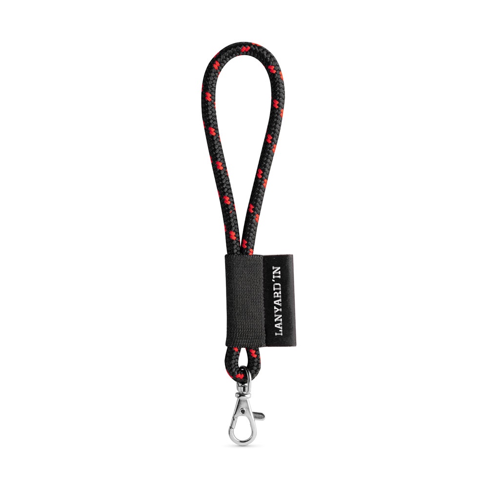 SET Lanyard NAUTIC Short (Ø 5 mm) con moschettone a leva da 9 mm