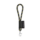 SET Lanyard NAUTIC Short (Ø 5 mm) con moschettone a leva da 9 mm