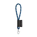 SET Lanyard NAUTIC Short (Ø 7 mm) con moschettone a leva da 9 mm