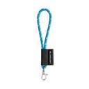 SET Lanyard NAUTIC Short (Ø 7 mm) con moschettone a leva da 9 mm