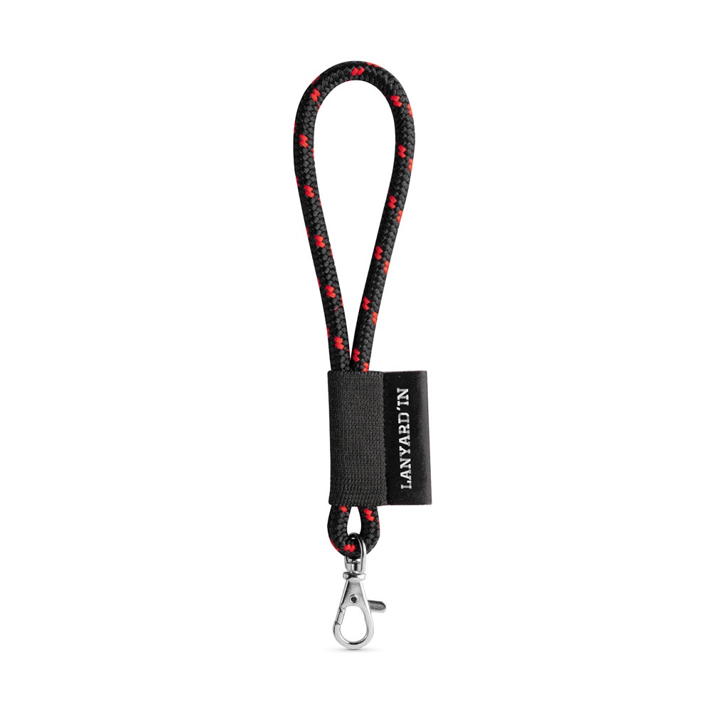 SET Lanyard NAUTIC Short (Ø 7 mm) con moschettone a leva da 9 mm