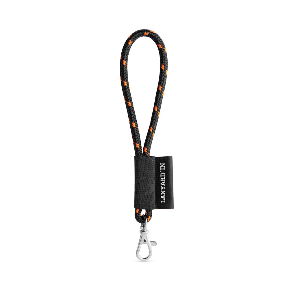 SET Lanyard NAUTIC Short (Ø 7 mm) con moschettone a leva da 9 mm