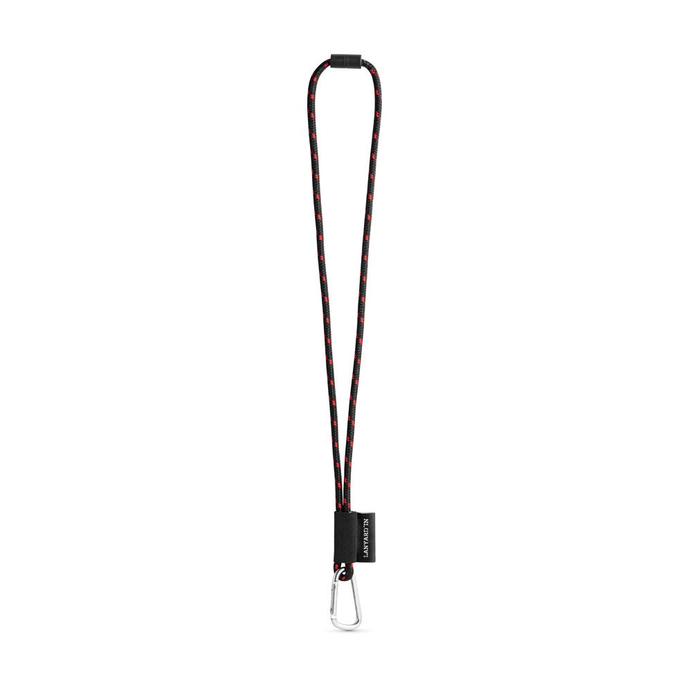 SET Lanyard NAUTIC Long (Ø 7 mm) con Moschettone a D da 55 mm e Chiusura di Sicurezza da Ø 7 mm