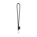 SET Lanyard TUBE Long (Ø 7 mm) con moschettone a D da 55 mm e chiusura di sicurezza da Ø 7 mm