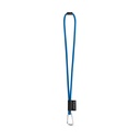 SET Lanyard TUBE Long (Ø 7 mm) con moschettone a D da 55 mm e chiusura di sicurezza da Ø 7 mm