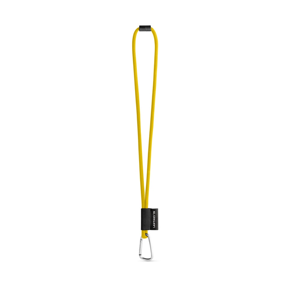 SET Lanyard TUBE Long (Ø 7 mm) con moschettone a D da 55 mm e chiusura di sicurezza da Ø 7 mm