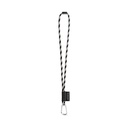 SET Lanyard TUBE Long (Ø 7 mm) con moschettone a D da 55 mm e chiusura di sicurezza da Ø 7 mm
