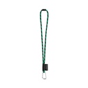 SET Lanyard TUBE Long (Ø 7 mm) con moschettone a D da 55 mm e chiusura di sicurezza da Ø 7 mm
