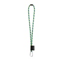 SET Lanyard TUBE Long (Ø 7 mm) con moschettone a D da 55 mm e chiusura di sicurezza da Ø 7 mm