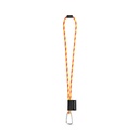 SET Lanyard TUBE Long (Ø 7 mm) con moschettone a D da 55 mm e chiusura di sicurezza da Ø 7 mm