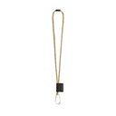 SET Lanyard TUBE Long (Ø 7 mm) con moschettone a D da 55 mm e chiusura di sicurezza da Ø 7 mm